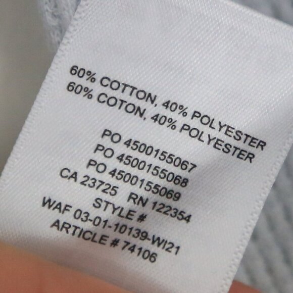 Aritzia Tna Cropped Grey Mock Neck Pullover Thermal Top Size Small - Picture 5 of 7